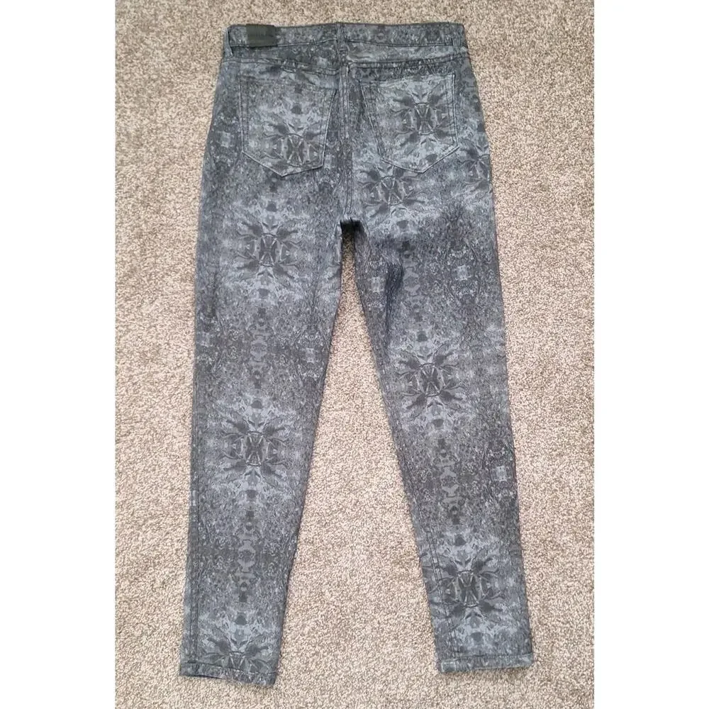 BLUELAB Womens Reversible Pants Gray Pattern/Blue Size 27 X 26 - Picture 3 of 14